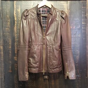 Mackage Brown Leather Jacket